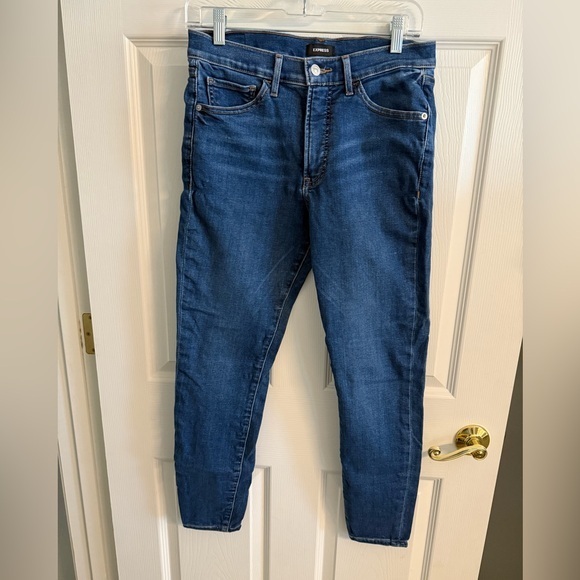 Express Denim - Express Women's Dark Blue Skinny Jeans